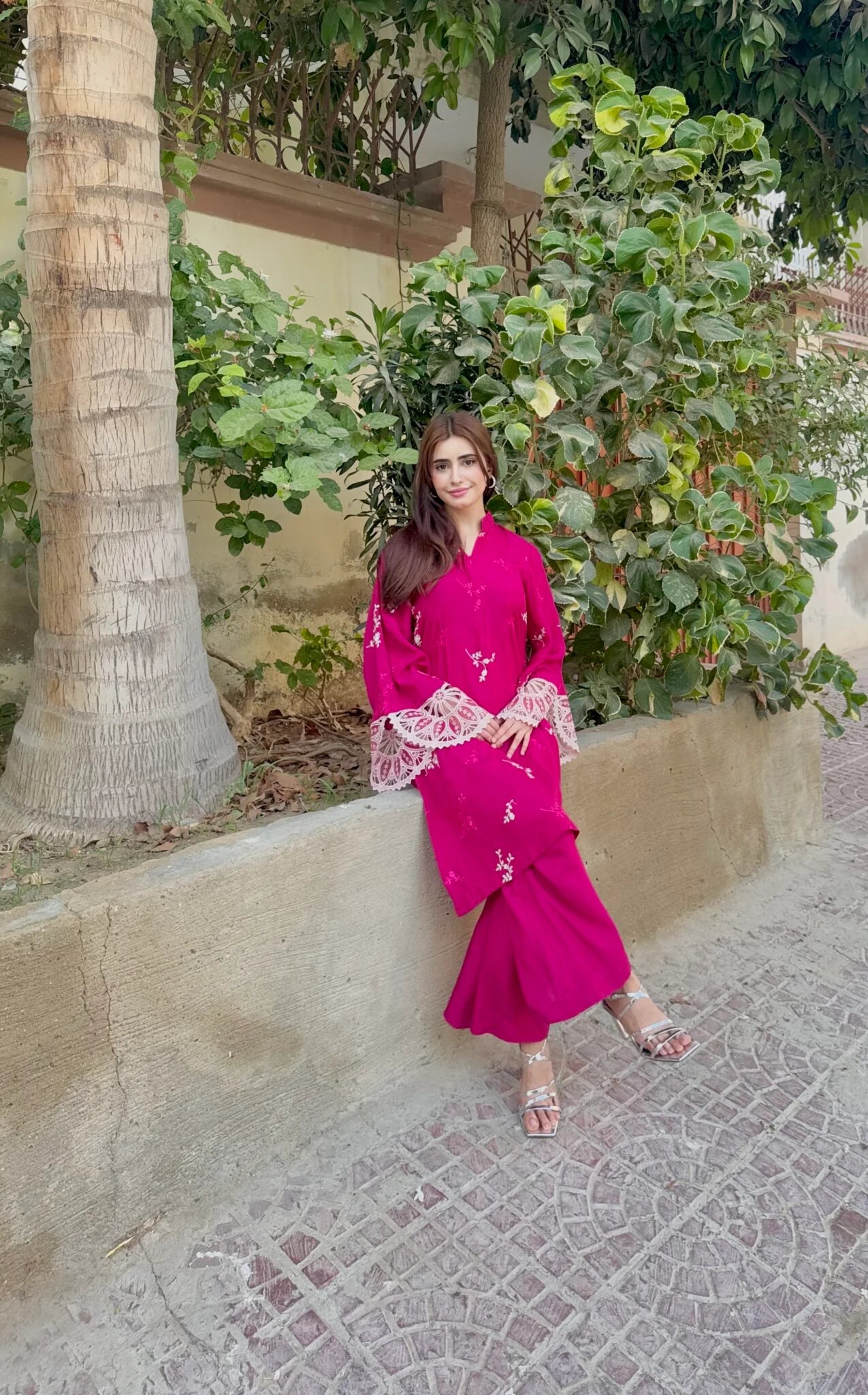 Forever Style Pink Stitched