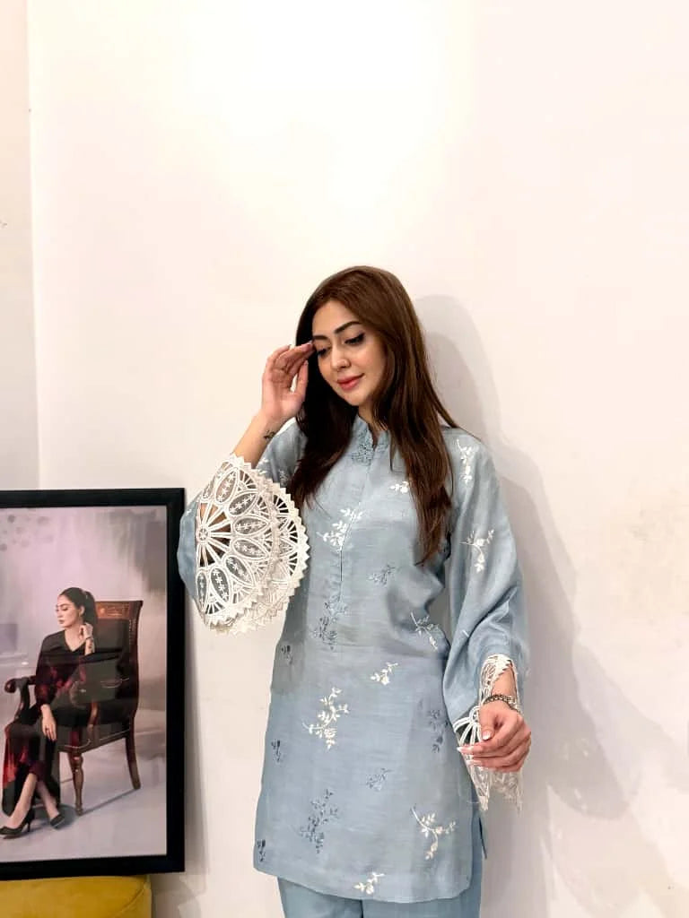 Forever Style Grey Stitched