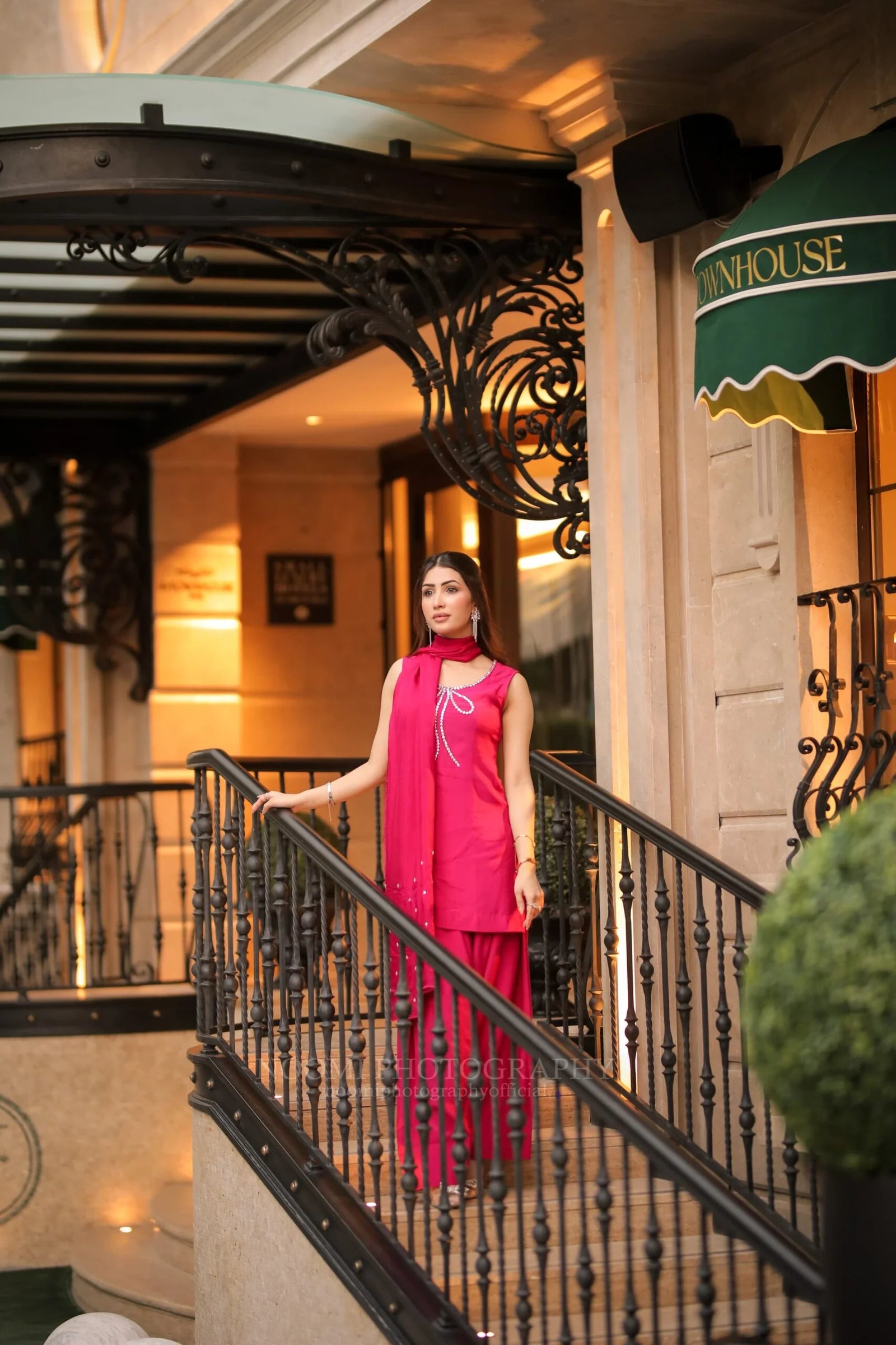 Farshi Shalwar Hot Pink