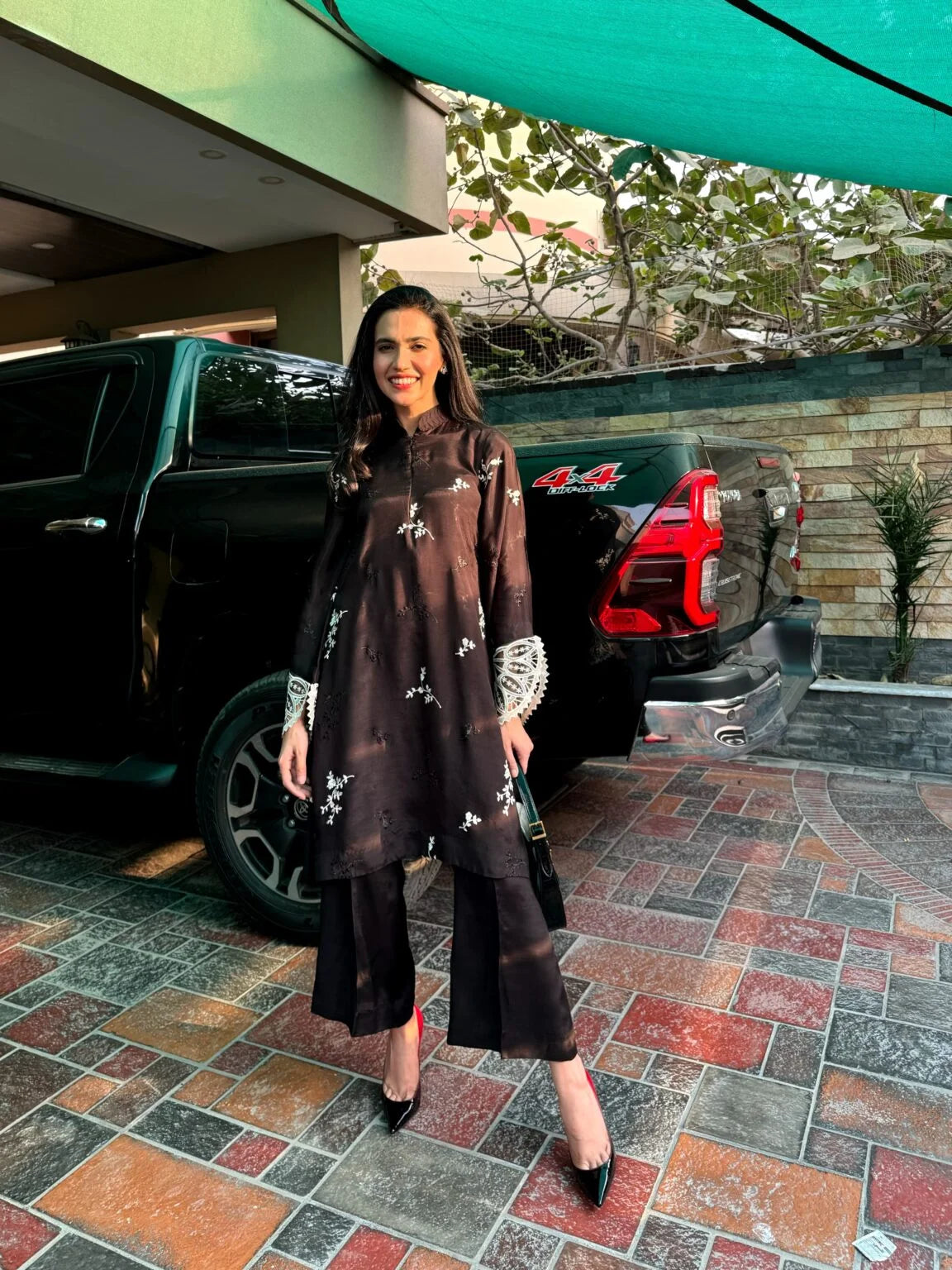 Forever Style Black Stitched